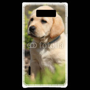 Coque LG Optimus L7 Portrait de chiot Labrador 800