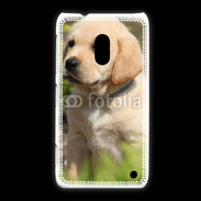 Coque Nokia Lumia 620 Portrait de chiot Labrador 800