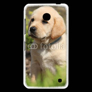 Coque Nokia Lumia 630 Portrait de chiot Labrador 800