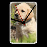 Grande pendule murale Portrait de chiot Labrador 800