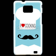 Coque Samsung Galaxy S2 I love Cooking 500
