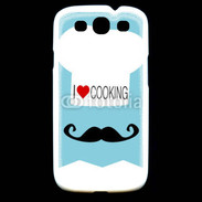 Coque Samsung Galaxy S3 I love Cooking 500