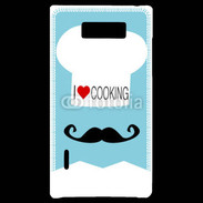 Coque LG Optimus L7 I love Cooking 500