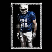 Coque iPadMini Footballer américain en bleu et blanc 50