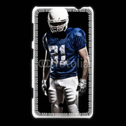 Coque Nokia Lumia 625 Footballer américain en bleu et blanc 50
