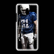 Coque HTC One Mini Footballer américain en bleu et blanc 50