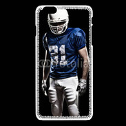 Coque iPhone 6Plus / 6Splus Footballer américain en bleu et blanc 50