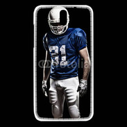 Coque HTC Desire 610 Footballer américain en bleu et blanc 50