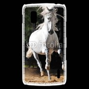 Coque LG Nexus 4 Cheval blanc 110
