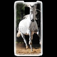 Coque LG P990 Cheval blanc 110