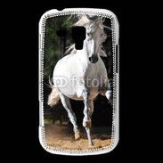 Coque Samsung Galaxy Trend Cheval blanc 110