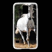 Coque Samsung Galaxy S5 Cheval blanc 110