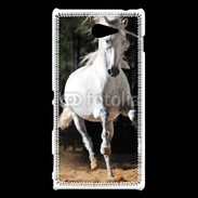 Coque Sony Xperia M2 Cheval blanc 110