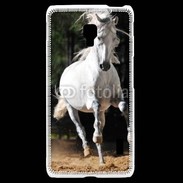 Coque LG F6 Cheval blanc 110