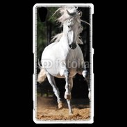 Coque Sony Xperia Z2 Cheval blanc 110