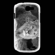 Coque Samsung Galaxy Express Lion en noir et blanc 800