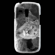 Coque Samsung Galaxy S3 Mini Lion en noir et blanc 800