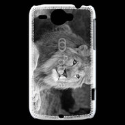 Coque HTC Wildfire G8 Lion en noir et blanc 800