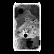 Coque Sony Xperia Typo Lion en noir et blanc 800