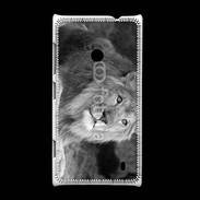 Coque Nokia Lumia 520 Lion en noir et blanc 800