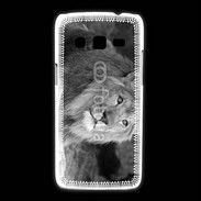 Coque Samsung Galaxy Express2 Lion en noir et blanc 800
