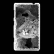 Coque Nokia Lumia 625 Lion en noir et blanc 800