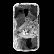 Coque Samsung Galaxy Trend Lion en noir et blanc 800