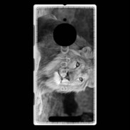 Coque Nokia Lumia 830 Lion en noir et blanc 800