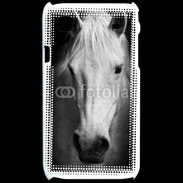 Coque Samsung Galaxy S Portrait de cheval en noir et blanc 900