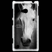 Coque Nokia Lumia 720 Portrait de cheval en noir et blanc 900