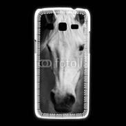 Coque Samsung Galaxy Express2 Portrait de cheval en noir et blanc 900