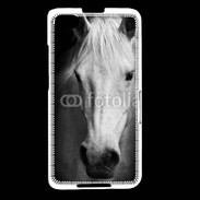 Coque Blackberry Z30 Portrait de cheval en noir et blanc 900