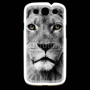 Coque Samsung Galaxy S3 Lion les yeux dans les yeux