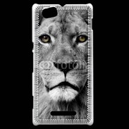 Coque Sony Xperia M Lion les yeux dans les yeux