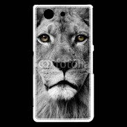 Coque Sony Xperia Z3 Compact Lion les yeux dans les yeux