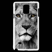 Coque Samsung Galaxy Note 4 Lion les yeux dans les yeux