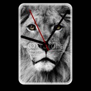 Grande pendule murale Lion les yeux dans les yeux