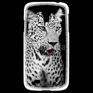Coque Samsung Galaxy S4 Léopard en noir et blanc 550
