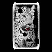 Coque Sony Xperia Typo Léopard en noir et blanc 550