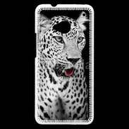 Coque HTC One Léopard en noir et blanc 550