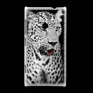Coque Nokia Lumia 520 Léopard en noir et blanc 550