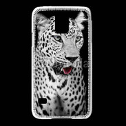 Coque Samsung Galaxy S5 Léopard en noir et blanc 550
