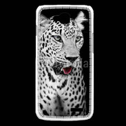 Coque LG L90 Léopard en noir et blanc 550