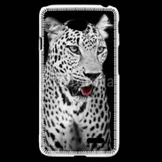 Coque LG L70 Léopard en noir et blanc 550