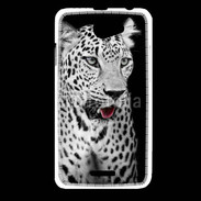 Coque HTC Desire 516 Léopard en noir et blanc 550