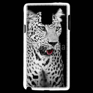 Coque Samsung Galaxy Note 4 Léopard en noir et blanc 550