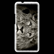Coque HTC One Portrait du roi de la savane 500