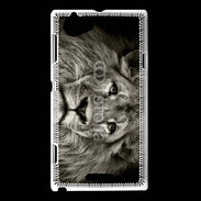 Coque Sony Xperia L Portrait du roi de la savane 500