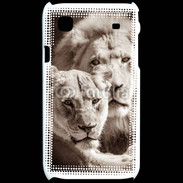 Coque Samsung Galaxy S Couple de lion et lionne 500
