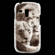 Coque Samsung Galaxy S3 Mini Couple de lion et lionne 500
